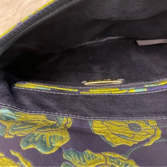 Anthropologie Green and Blue Clutch NWT Monserrat de Lucca design - Picture 5 of 5